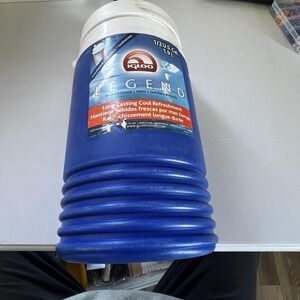 Igloo Legend Water Jug Cooler 1/2 Gallon Insulated Drink Cooler Blue Excellent